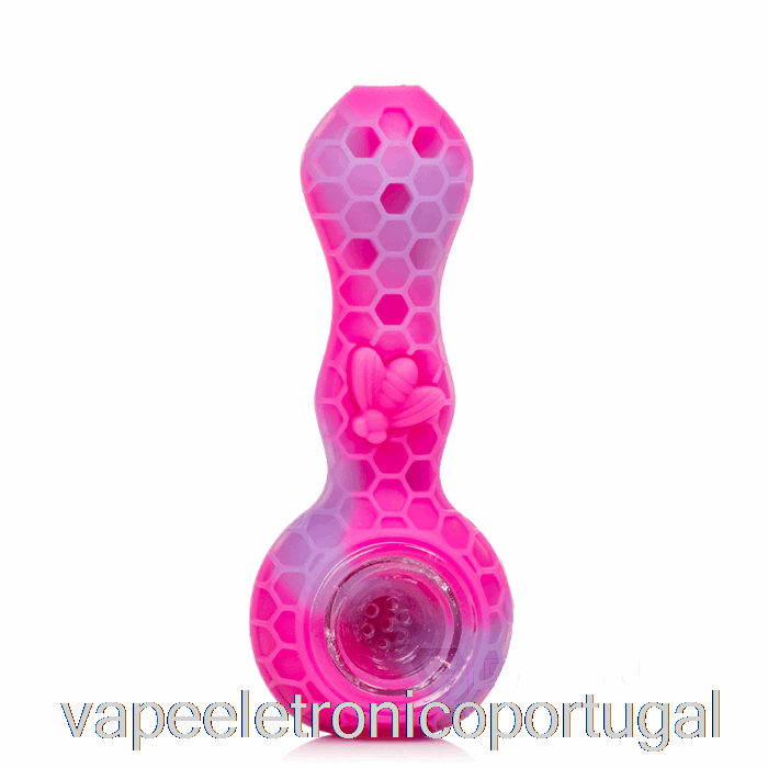 Vape Eletrônico Stratus Bee Colher De Silicone Chiclete (magenta/roxo)